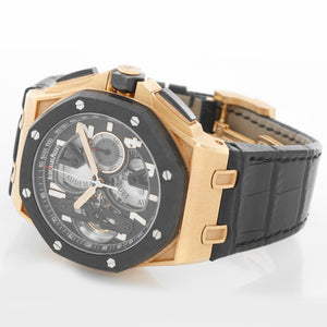 Audemars Piguet Royal Oak Offshore Tourbillon Rose Gold Mens Watch