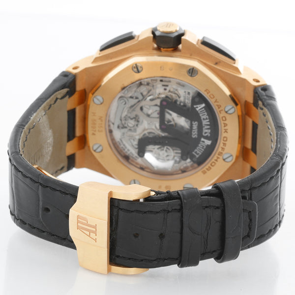 Audemars Piguet Royal Oak Offshore Tourbillon Rose Gold Mens Watch