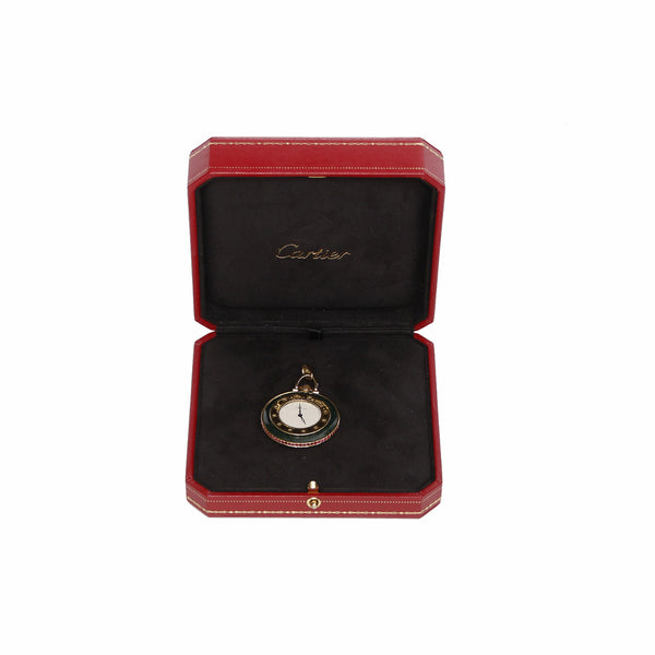 Cartier Fine Gold and Blood Stone Pocket Watch