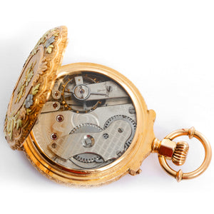 Extremely Rare, Large & Heavy Swiss Full Box Hinge Pocket Watch