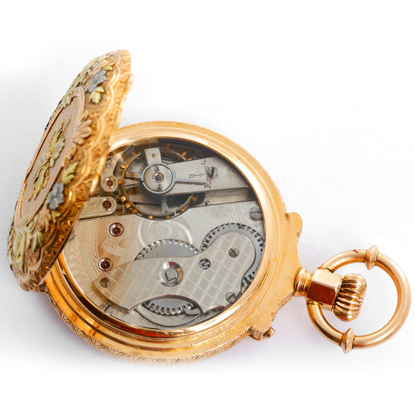 Extremely Rare, Large & Heavy Swiss Full Box Hinge Pocket Watch