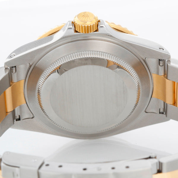 Rolex Submariner 2-Tone Steel & Gold Men's Watch Gold thru Buckle 16613