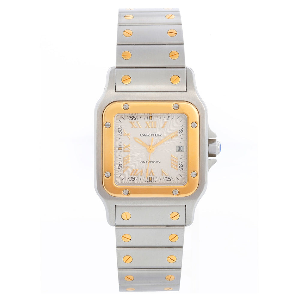 Cartier Santos Galbee Steel & Gold Midsize Men's/Ladies Watch 2319
