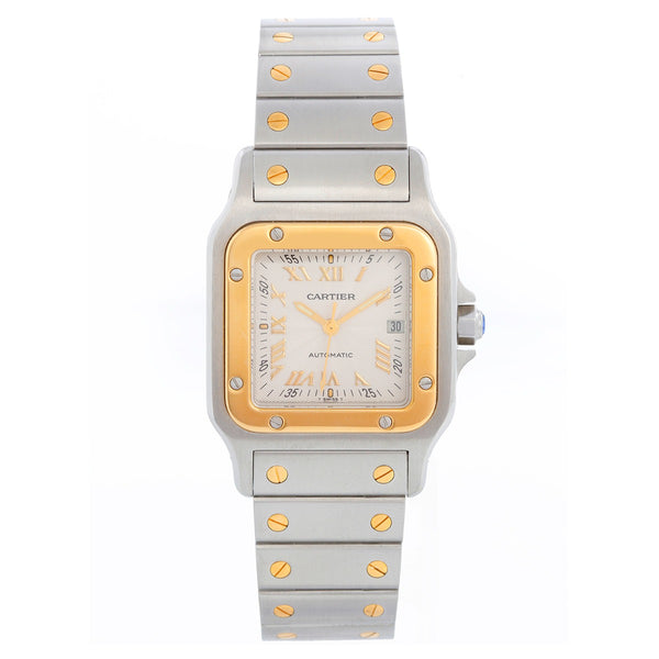 Cartier Santos Galbee Steel & Gold Midsize Men's/Ladies Watch 2319
