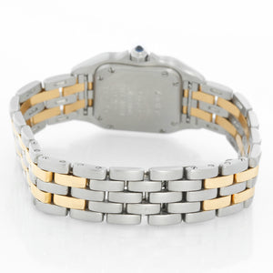 Cartier Panther Ladies 2-Tone 2-Row Steel & Gold Watch W25029B6
