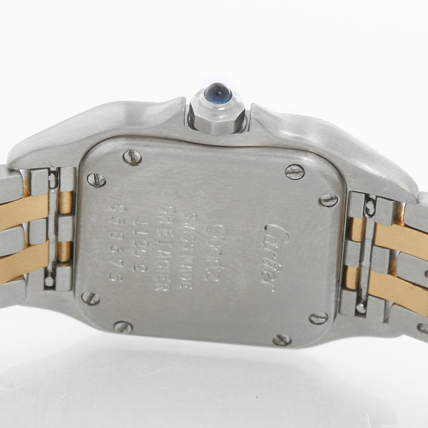 Cartier Panther Ladies 2-Tone 2-Row Steel & Gold Watch W25029B6