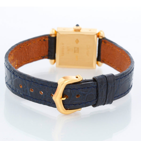 Cartier 18k Yellow Gold Quadrant Ladies Watch
