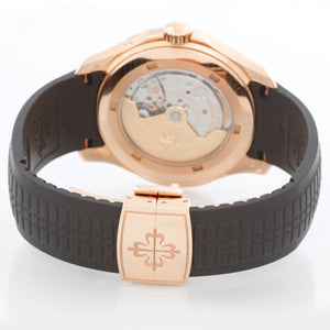 Patek Philippe Aquanaut Travel Time 18K Rose Gold Mens 5164R (5164 R )