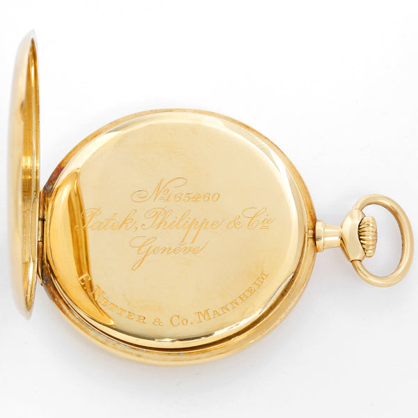 Patek Philippe 18K Yellow  Gold Pocket Watch