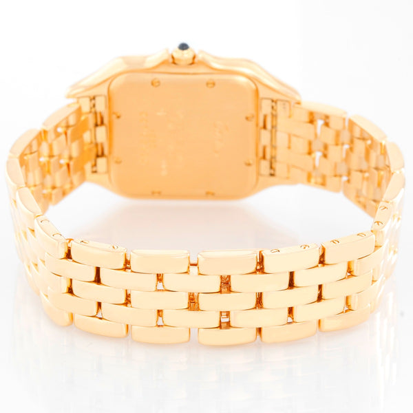 Cartier Panther 18k Yellow Gold Men's Quartz Watch with Date