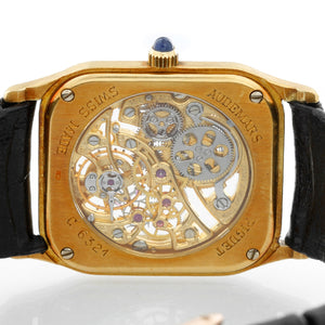 Very Rare Audemars Piguet 18K Yellow gold Openworked Watch Ref 4386