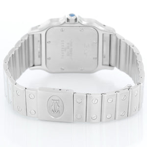 Cartier Santos Men's Stainless Steel Quartz Watch with Date