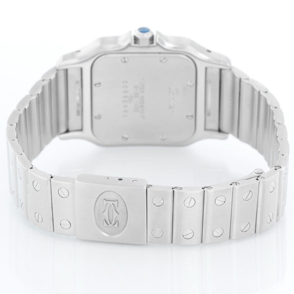 Cartier Santos Men's Stainless Steel Quartz Watch with Date