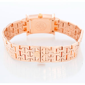 Hermes Heure H 18k Rose Gold Ladies Watch HH1-585