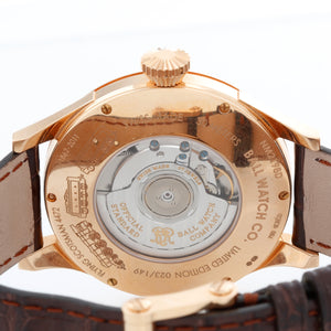 Ball Flying Scotsman 18K Rose Gold Men's Watch NM2198D-PG-LCJ-WH