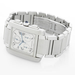 Cartier Tank Francaise Chronograph Men's Steel Watch W51001Q3 2303