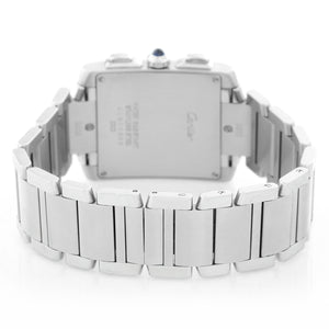 Cartier Tank Francaise Chronograph Men's Steel Watch W51001Q3 2303