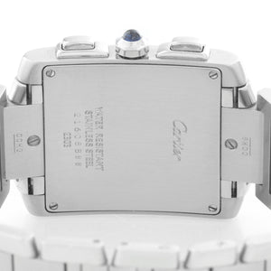 Cartier Tank Francaise Chronograph Men's Steel Watch W51001Q3 2303