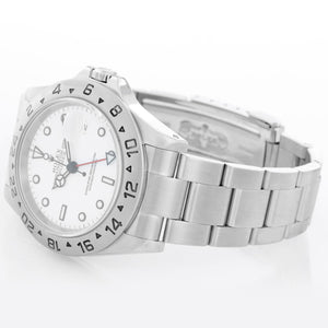 Discontinued Rolex Explorer  Men's Stainless Steel Watch 16570 With Strap