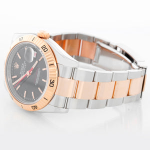 Rolex 2-Tone Turnograph Men's Steel & Rose Gold Watch 116261