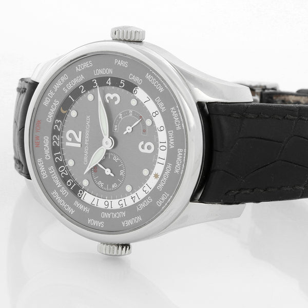 Girard-Perregaux World Time Stainless Steel Men's Watch Ref 49851