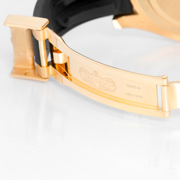 Rolex Yacht-Master Oysterflex 18k Yellow Gold Men's Watch 226658