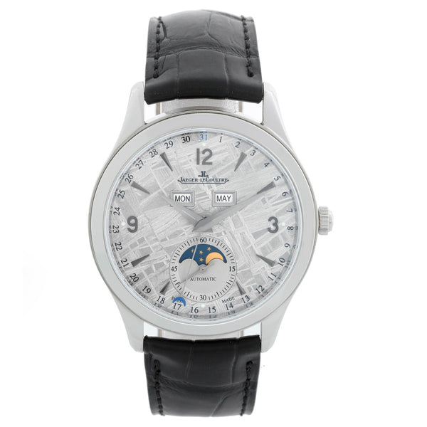 Jaeger-LeCoultre Master Calendar Men's Meteorite Stainless Steel Watch Q1558421 176.8.12.S