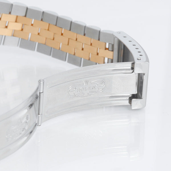 Men's Rolex Datejust Watch 16233 Blue Stick Dial