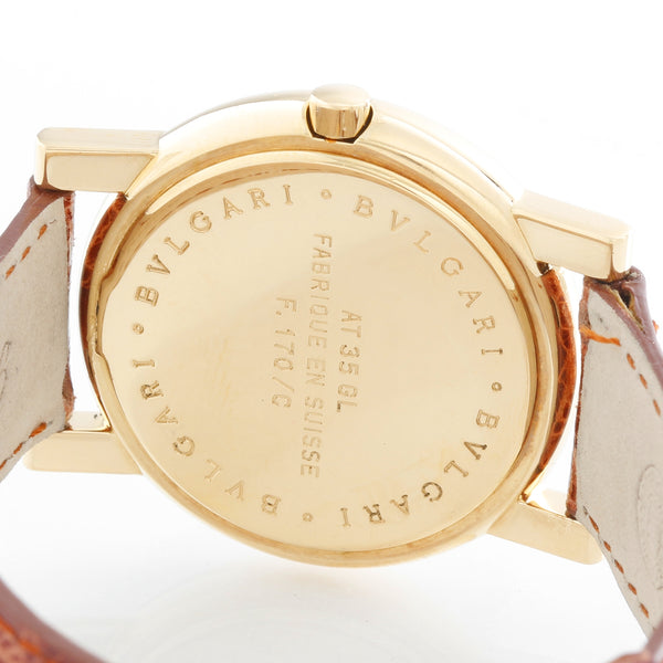 Bulgari Anfiteatro 18K Yellow Gold Watch AT35GLD