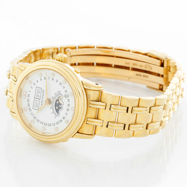 Blancpain 18K Yellow Gold Villeret Moonphase Ladies Watch