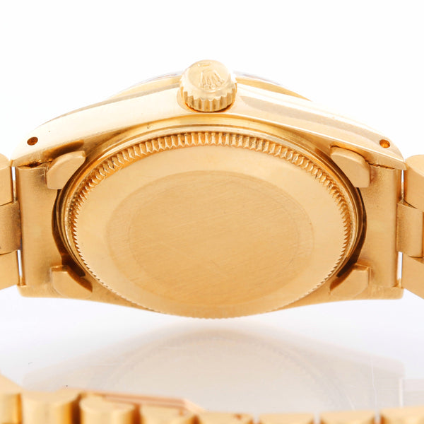 Rolex President Midsize 18K Yellow Gold Watch 6827