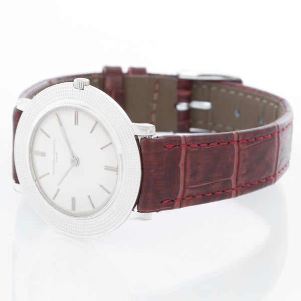 Very Rare Vacheron Constantin White Gold Watch Ref 6395