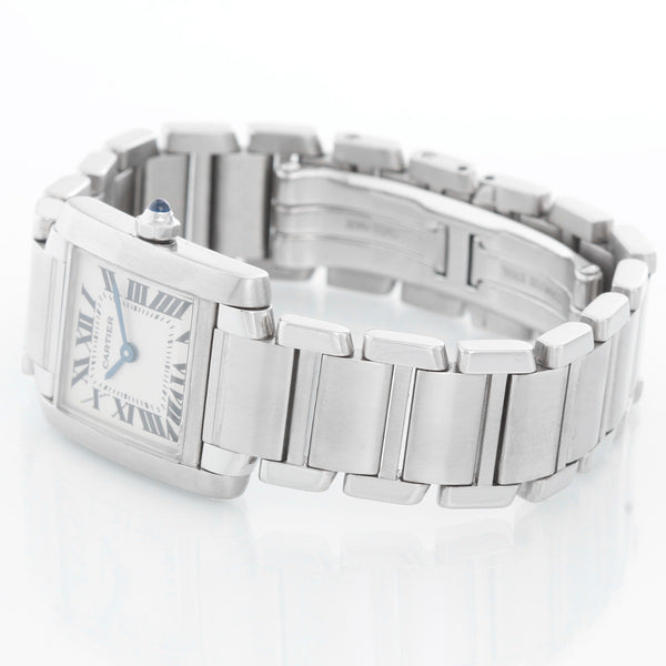 Cartier Tank Francaise Ladies Steel Watch W51008Q3 2300