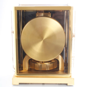 Beautiful Vintage Jaeger-LeCoultre Atmos Black Fish Marina Clock 526