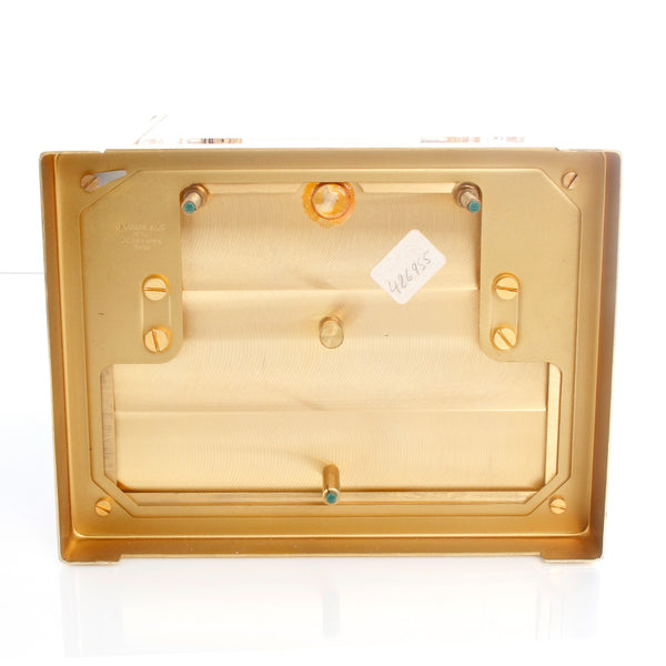 Beautiful Vintage Jaeger-LeCoultre Atmos Black Fish Marina Clock 526