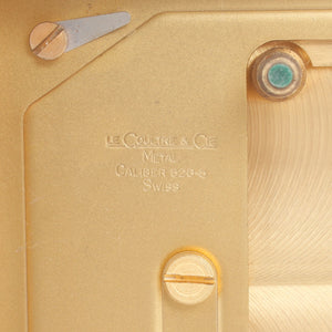 Beautiful Vintage Jaeger-LeCoultre Atmos Black Fish Marina Clock 526