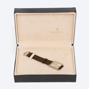 Rolex Manual Winding White Gold 3603 Watch