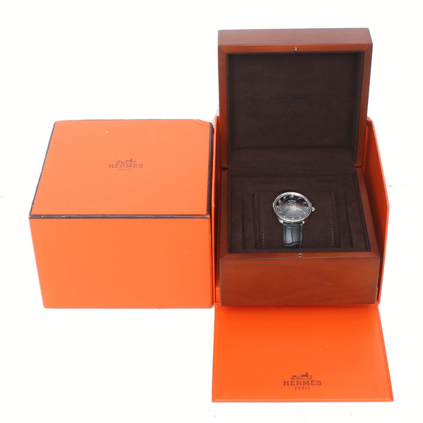 Hermes Arceau Skerret Automatic TGM 40mm Mens Watch  AR2.710