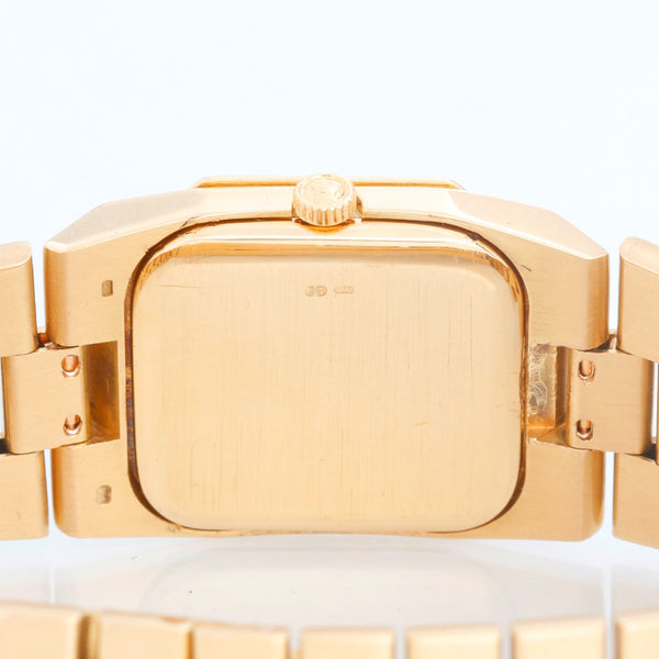 Extremely Rare Rolex Cellini Black Pyramid 18k Yellow Gold Watch 5150/8