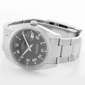 Rolex Oyster Perpetual Date Men's Stainless Steel Watch 115210