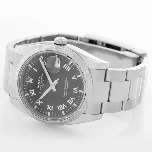 Rolex Oyster Perpetual Date Men's Stainless Steel Watch 115210