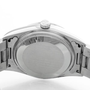 Rolex Air-King Men's Stainless Steel Watch Blue Dial 14000