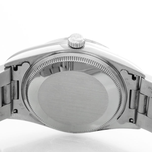 Rolex Air-King Men's Stainless Steel Watch Blue Dial 14000