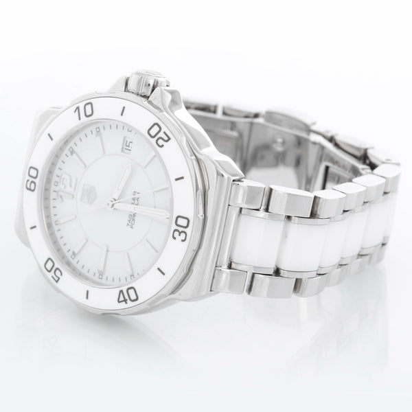 Tag Heuer Formula 1 White Ceramic Ladies Quartz Watch – Image 2