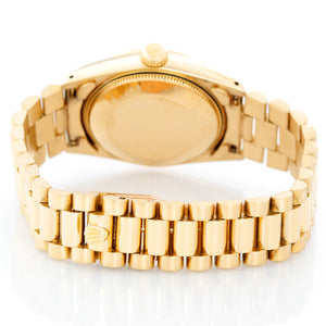 Rolex Midsize Datejust 18k Yellow Gold Watch 68278
