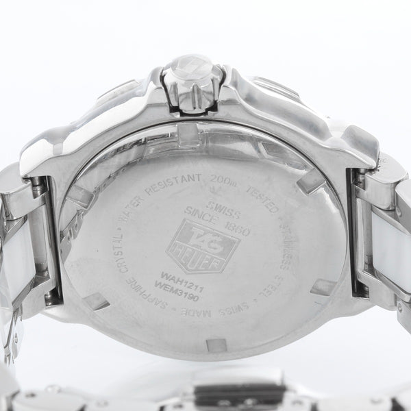 Tag Heuer Formula 1 White Ceramic Ladies Quartz Watch – Image 3