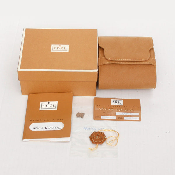 Ladies Ebel Sport Classique Steel & 18k Gold 23mm White Dial Quartz