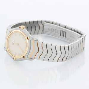 Ladies Ebel Sport Classique Steel & 18k Gold 23mm White Dial Quartz
