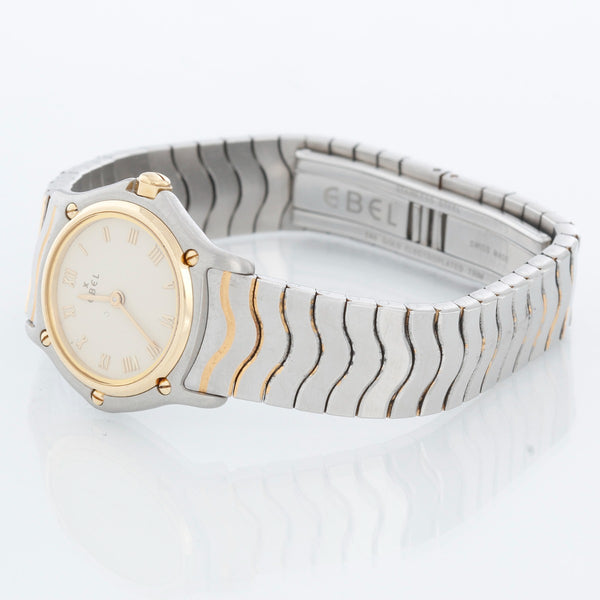 Ladies Ebel Sport Classique Steel & 18k Gold 23mm White Dial Quartz