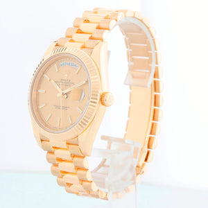 Rolex Day-Date 40 President 18k Yellow Gold Men's 40mm Watch 228238